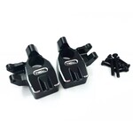 Treal #X002OZWZAN Treal Axial Capra UTB/SCX10 III Aluminum Front Inner Portal Covers Steering Knuckles (Black)