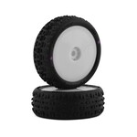 JConcepts #4003-101011 JConcepts Mini-B Swagger Pre-Mounted Front Tires (White) (2) (Pink)