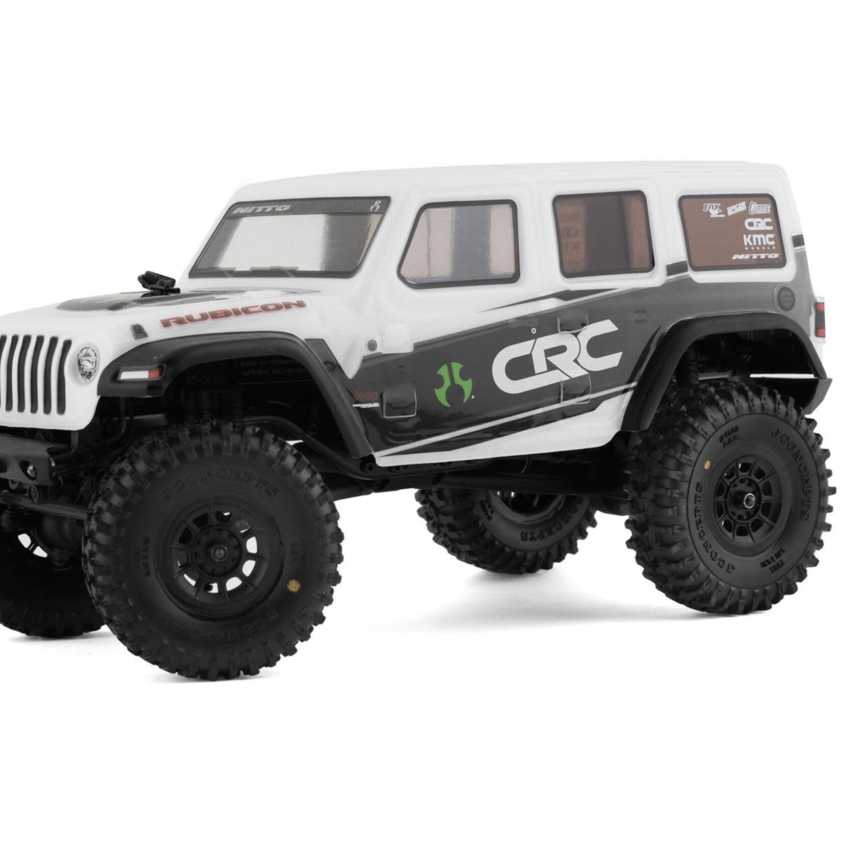 JConcepts #4023-3594 JConcepts Tusk 1.0" Pre-Mounted Tires w/Hazard Wheel (Black) (4) (Gold) w/7mm Hex