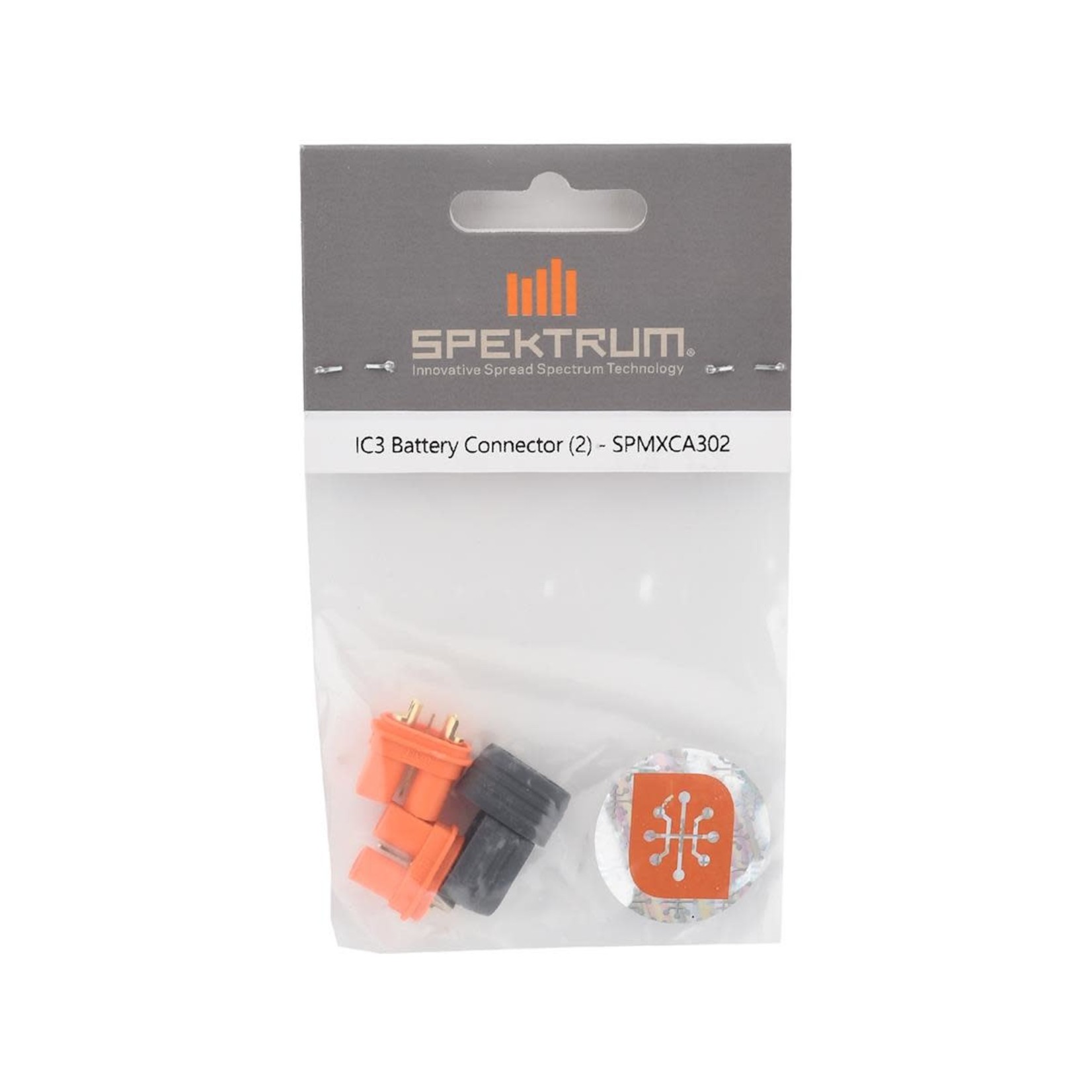 Spektrum #SPMXCA302 Spektrum RC IC3 Battery Connector (2) (Female)