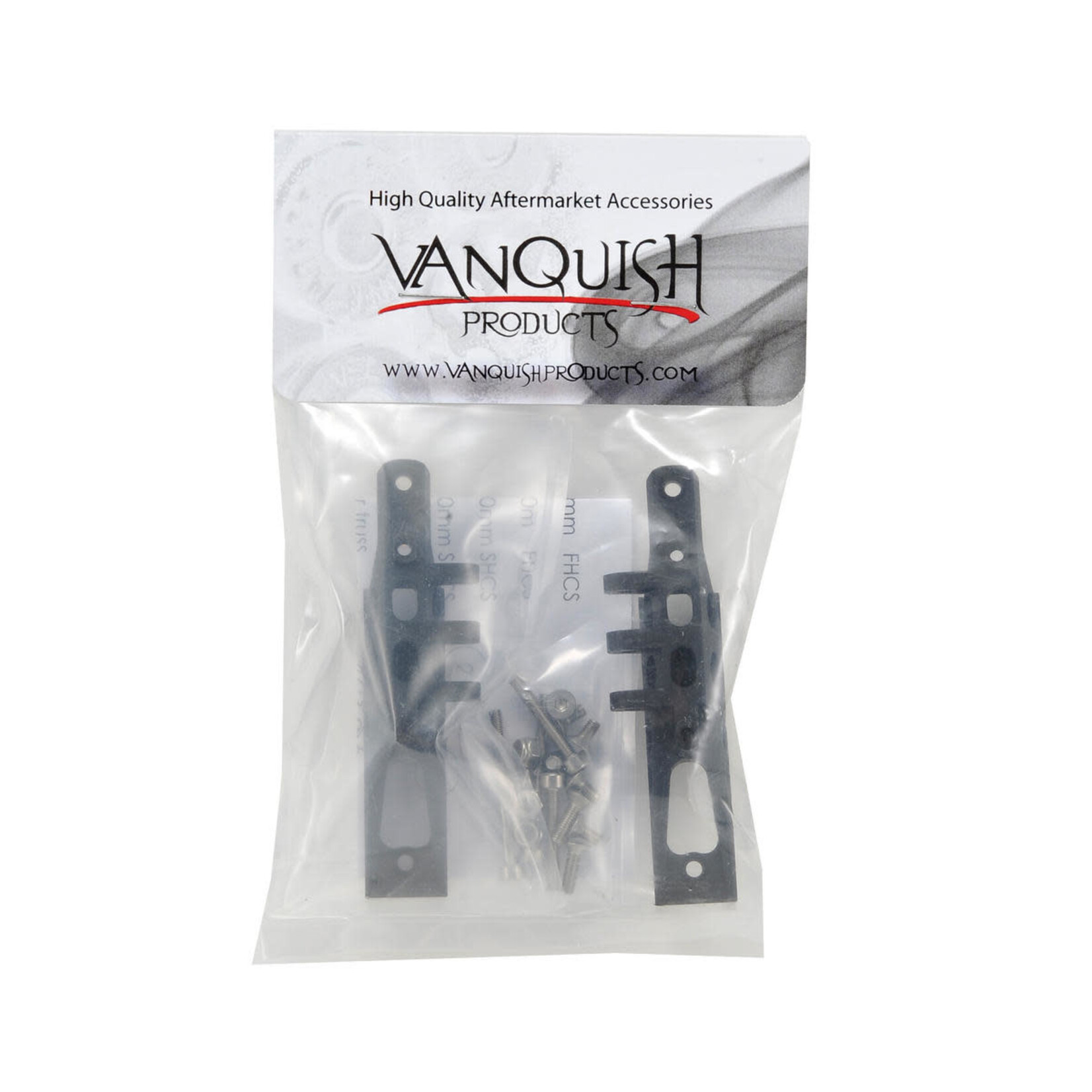 Vanquish Products Vanquish Products Wraith/Yeti Aluminum HD Axle Truss Set (Black) #VPS04311