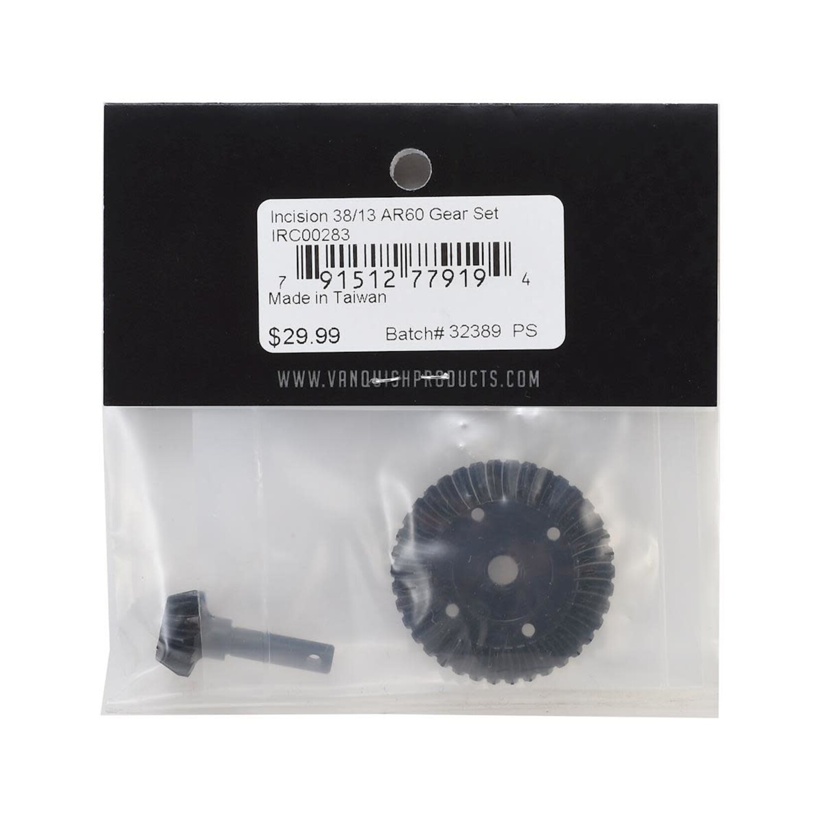 Incision Incision AR60 Steel 38/13 Gear Set (Stock) #IRC00283