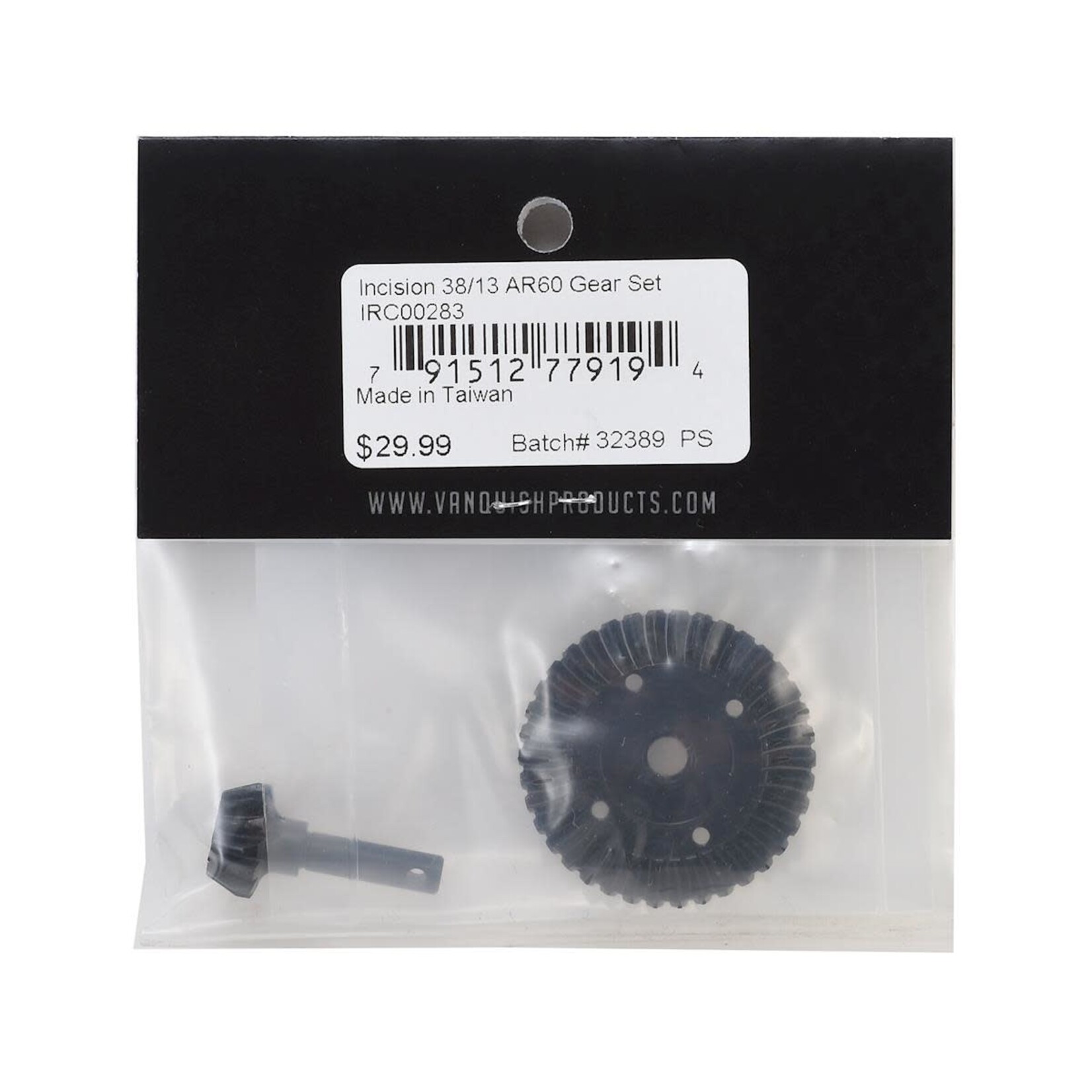 Incision #IRC00283 Incision AR60 Steel 38/13 Gear Set (Stock)