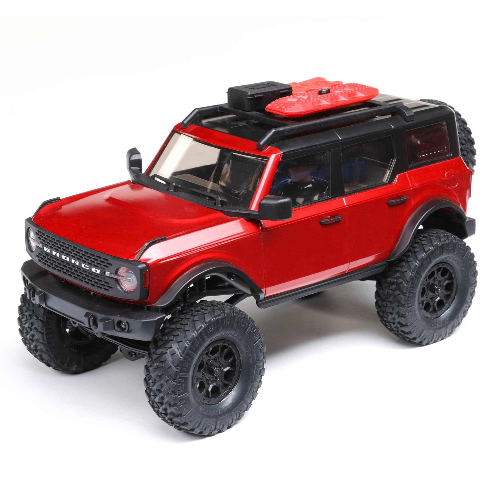 Axial Axial SCX24 2021 Ford Bronco Hard Body 1/24 4WD RTR Scale Mini Crawler (Red) w/2.4GHz Radio #AXI00006T1