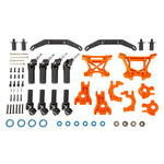 Traxxas #9080T Traxxas Hoss/Rustler/Slash 4x4 Extreme Heavy Duty Suspension Upgrade Kit (Orange)