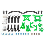 Traxxas Traxxas Outer Driveline & Suspension Upgrade Kit, extreme heavy duty, green #9080G