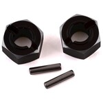 Losi #LOS312004 Losi Mini-T 2.0 Aluminum Rear Hex Set (Black)