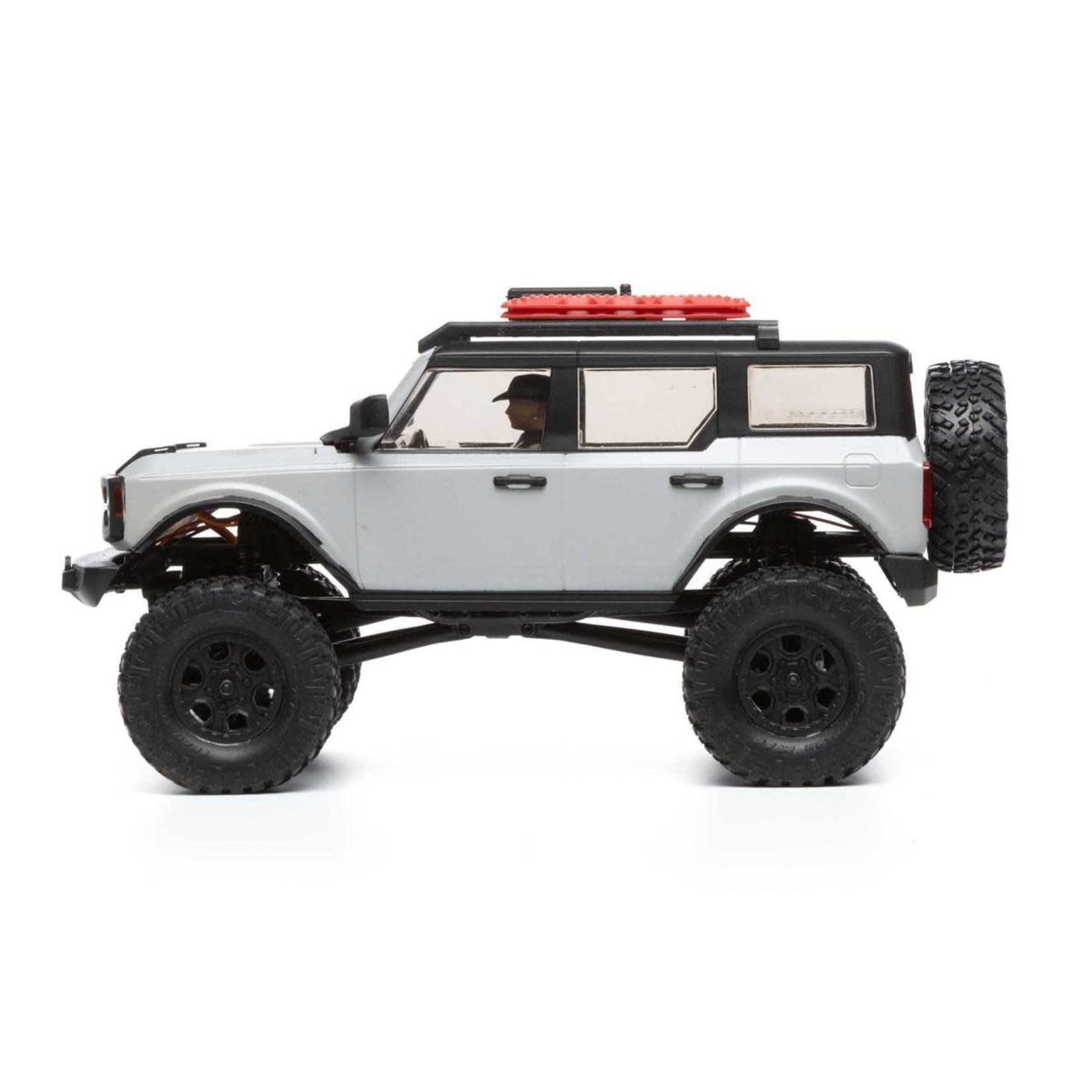 Axial #AXI00006T2  Axial SCX24 2021 Ford Bronco Hard Body 1/24 4WD RTR Scale Mini Crawler (Grey) w/2.4GHz Radio