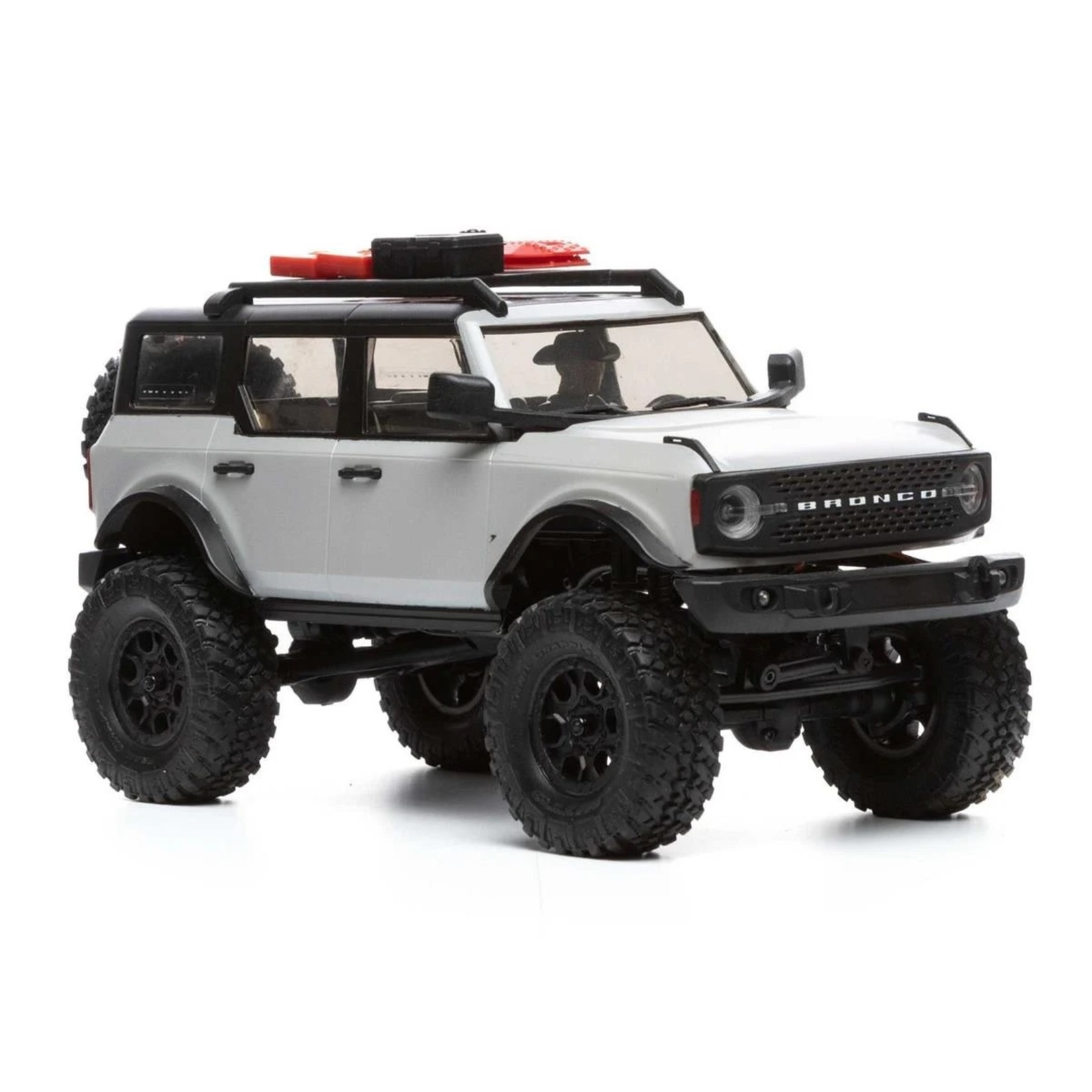 Axial Axial SCX24 2021 Ford Bronco Hard Body 1/24 4WD RTR Scale Mini Crawler (Grey) w/2.4GHz Radio #AXI00006T2