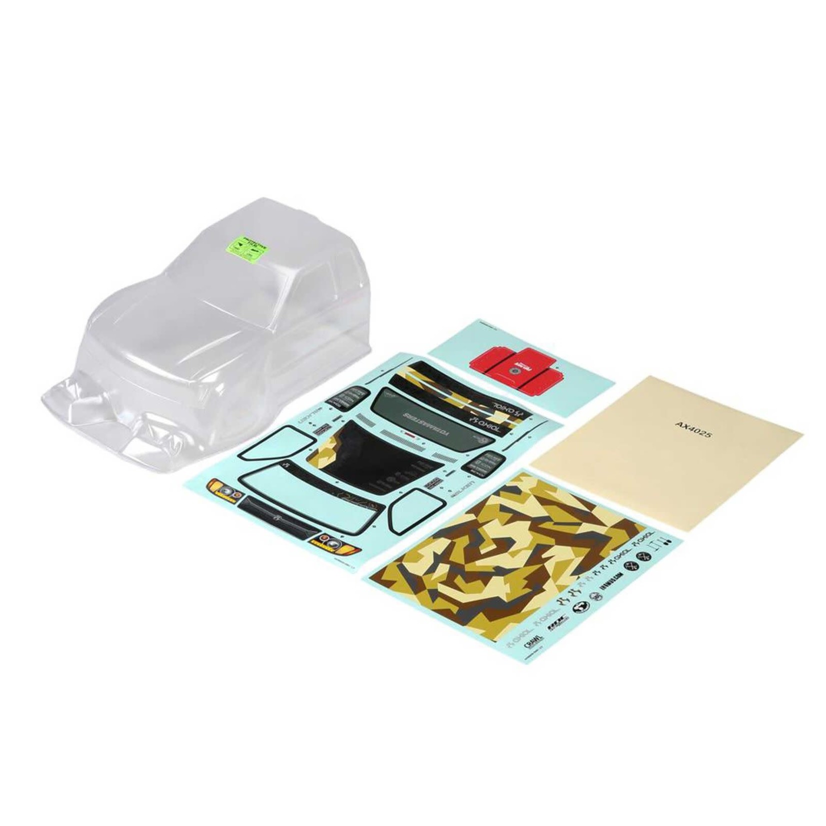 Axial #AX31546 Axial Trail Honcho Body .04" (Clear)