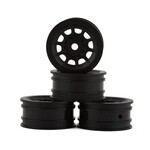 JConcepts #3430B JConcepts Axial SCX24 Hazard 1.0" 1/24 Crawler Wheels (Black) (4) w/7mm Hex