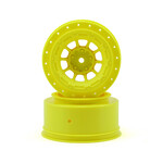 JConcepts #3351Y JConcepts 12mm Hex Hazard Short Course Wheels (Yellow) (2) (Slash)