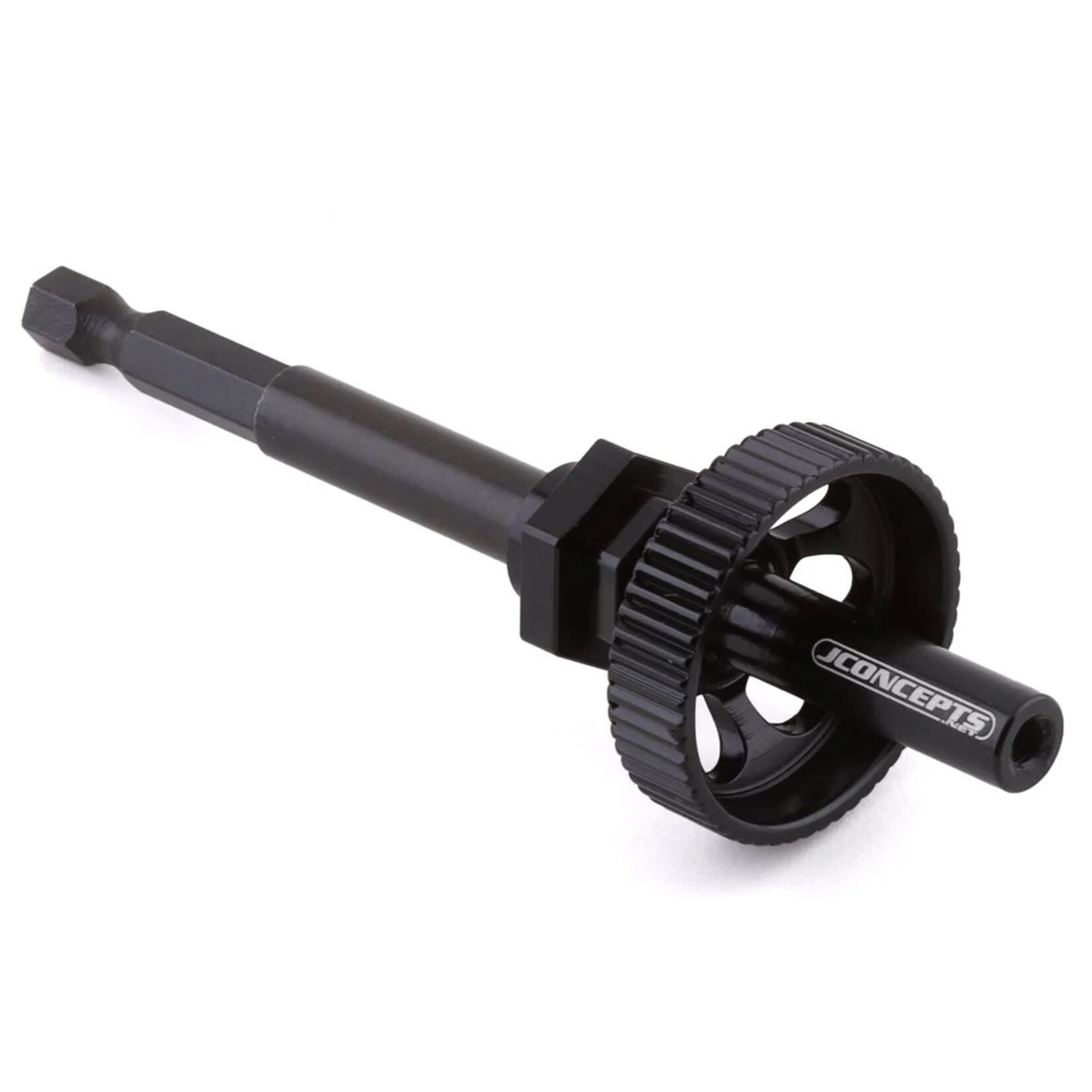 JConcepts #2871-2 JConcepts Tire Break-In Drill Adaptor Kit (Black) (12mm/17mm)