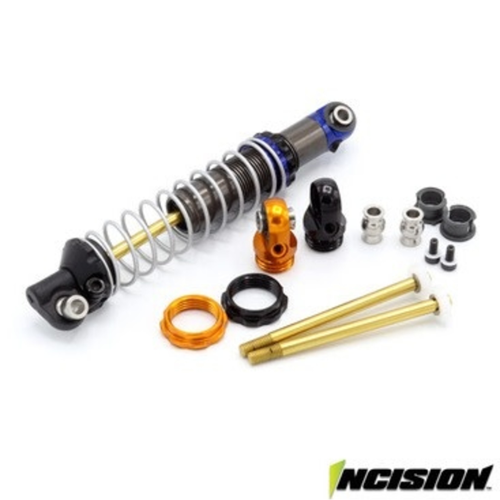 Incision #IRC00519 Incision S8E Machined Spring Collars (Blue)