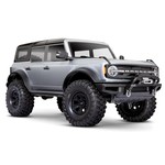 Traxxas Traxxas TRX-4 1/10 Trail Crawler Truck w/2021 Ford Bronco Body (Iconic Silver) & TQi 2.4GHz Radio #92076-4-SLVR