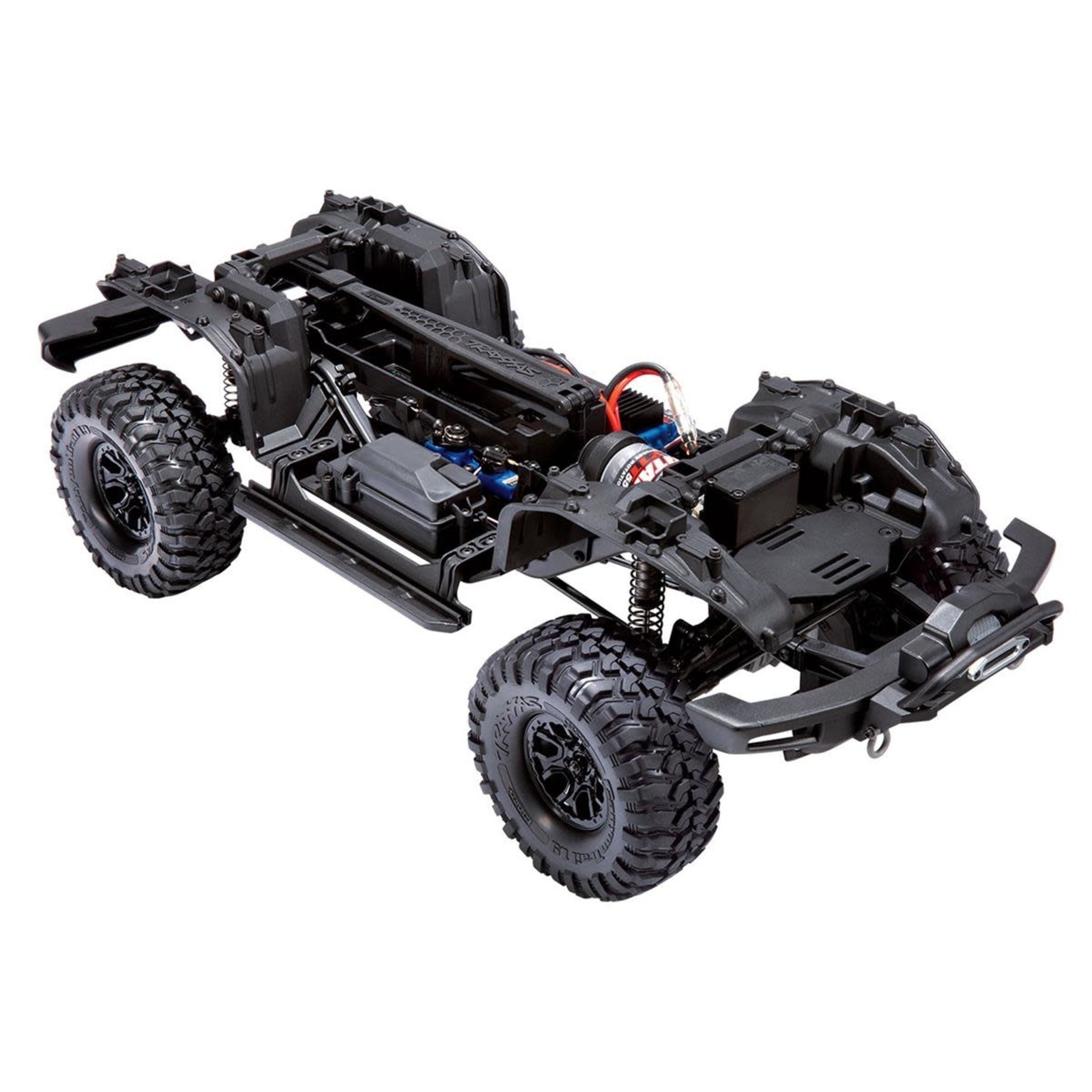 Traxxas 92076-4-BLK Traxxas TRX-4 1/10 Trail Crawler Truck w/2021 Ford Bronco Body (Shadow Black) & TQi 2.4GHz Radio