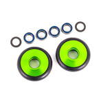 Traxxas Traxxas Bandit/Rustler/Stampede 2WD Aluminum Wheelie Bar Wheels (Green) (2) #9461G