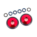 Traxxas Traxxas Bandit/Rustler/Stampede 2WD Aluminum Wheelie Bar Wheels (Red) (2) #9461R