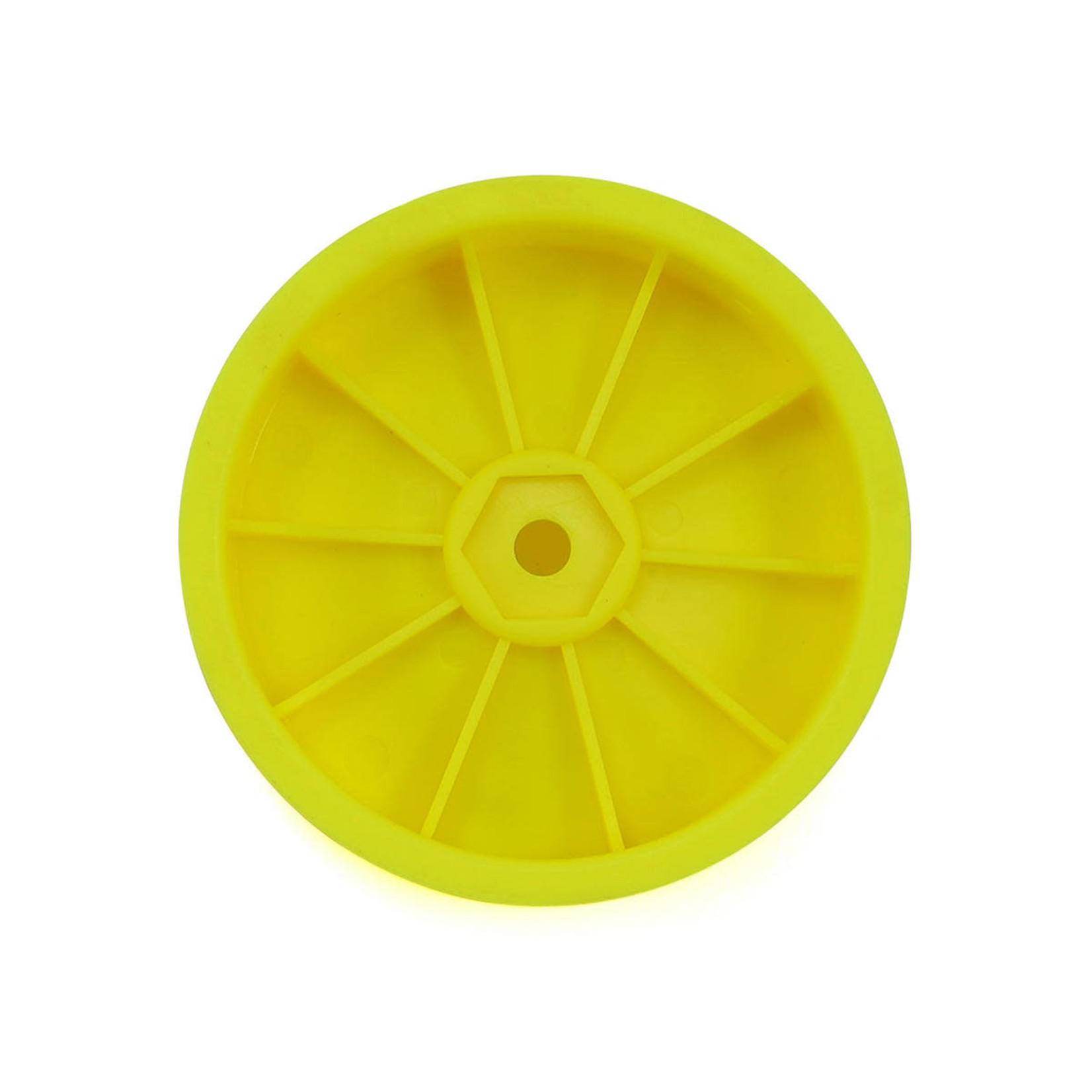 JConcepts #3376Y JConcepts 12mm Hex Mono 2.2 "Slim" Front Wheels (4) (B6/RB6/SRX2/YZ2) (Yellow)