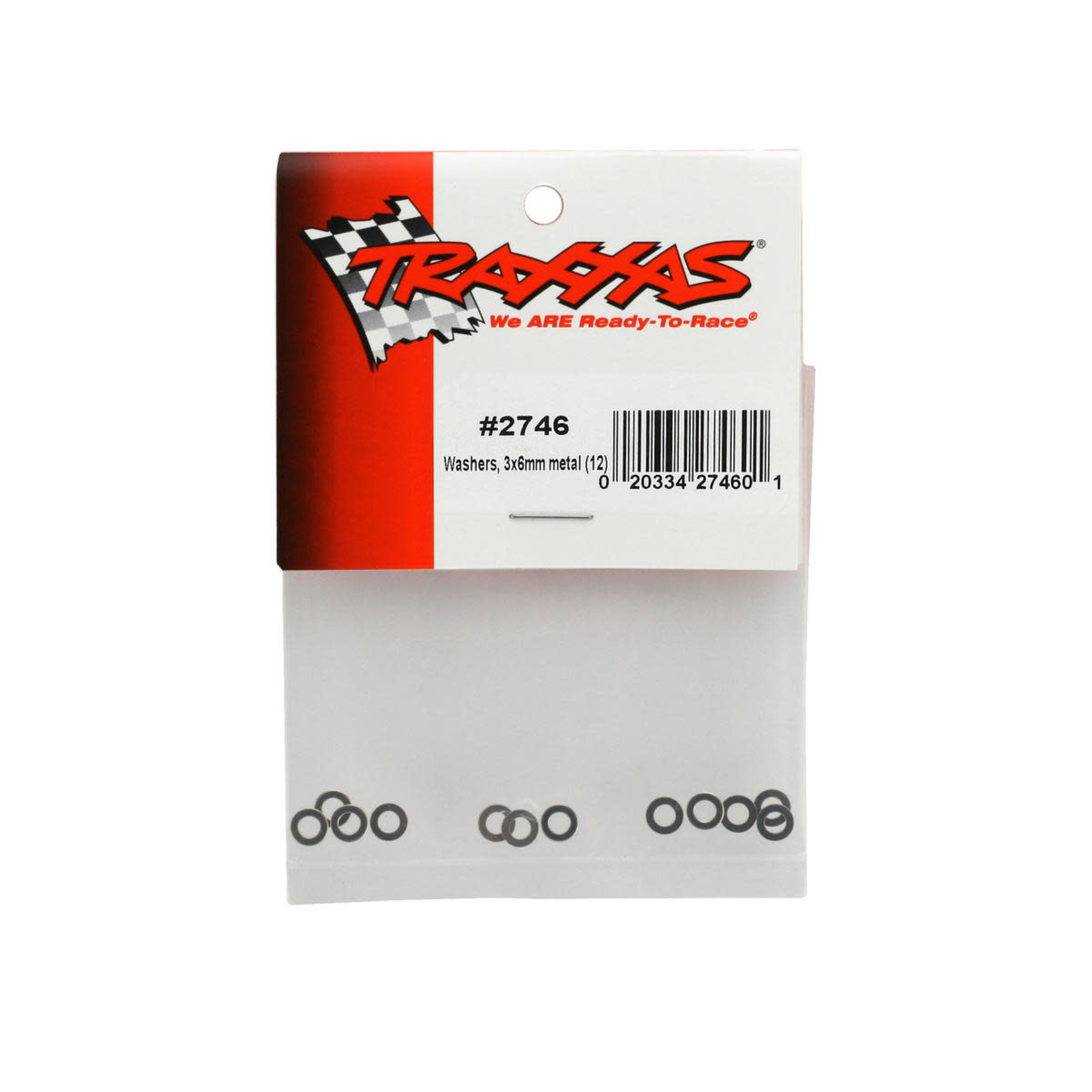 Traxxas #2746 Traxxas 3x6mm Metal Washers (12)