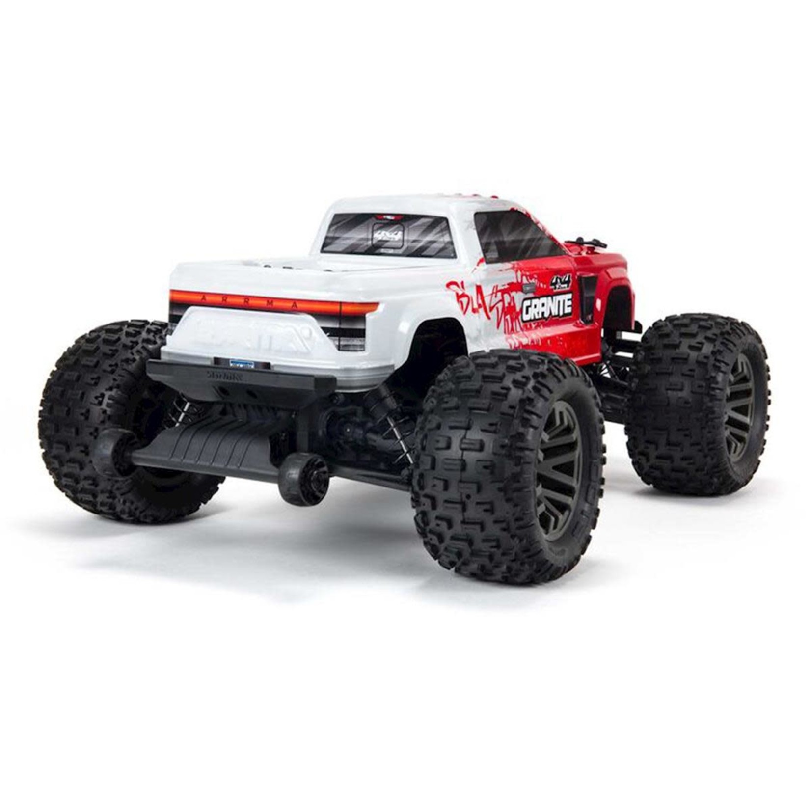 ARRMA #ARA4302V3T2  Arrma Granite 4X4 V3 3S BLX 1/10 RTR Brushless 4WD Monster Truck (Red) w/Spektrum SLT3 2.4GHz Radio
