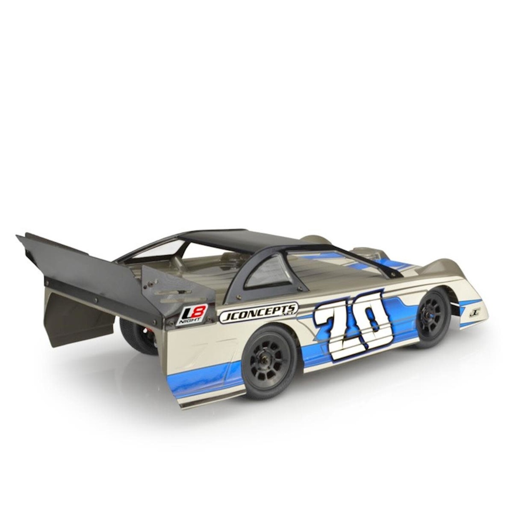 JConcepts #0425 JConcepts "L8D" Decked Late Model Body w/Super Spoiler (Clear)