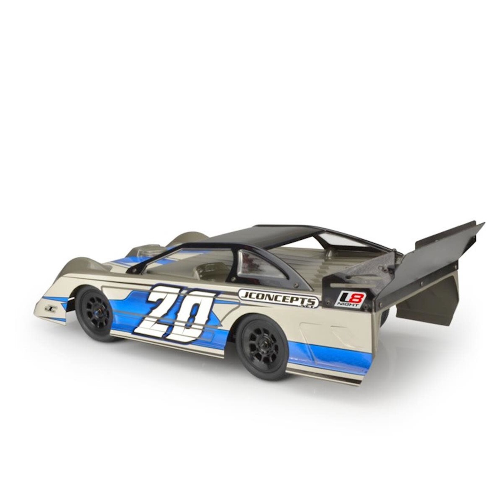 JConcepts #0425 JConcepts "L8D" Decked Late Model Body w/Super Spoiler (Clear)