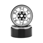 SSD RC #SSD00531 SSD RC Toycoma 1.9" Beadlock Crawler Wheels (Silver) (2)