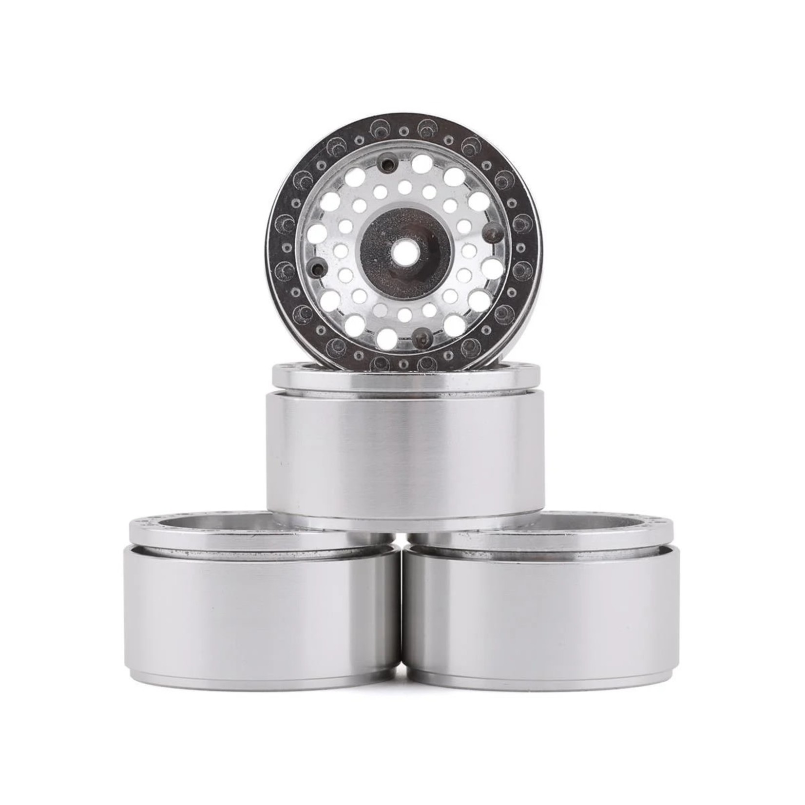 RC4WD #Z-W0334 RC4WD Blast Beadlock 1.0" Wheels (Silver) (4)
