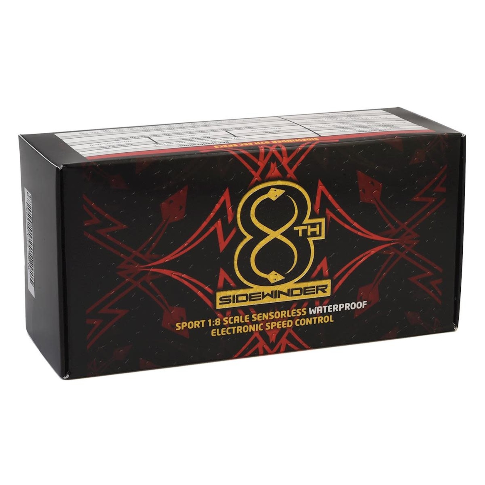 Castle Creations #010-0139-10 Castle Creations Sidewinder 8th 1/8 Scale Sensorless Brushless ESC