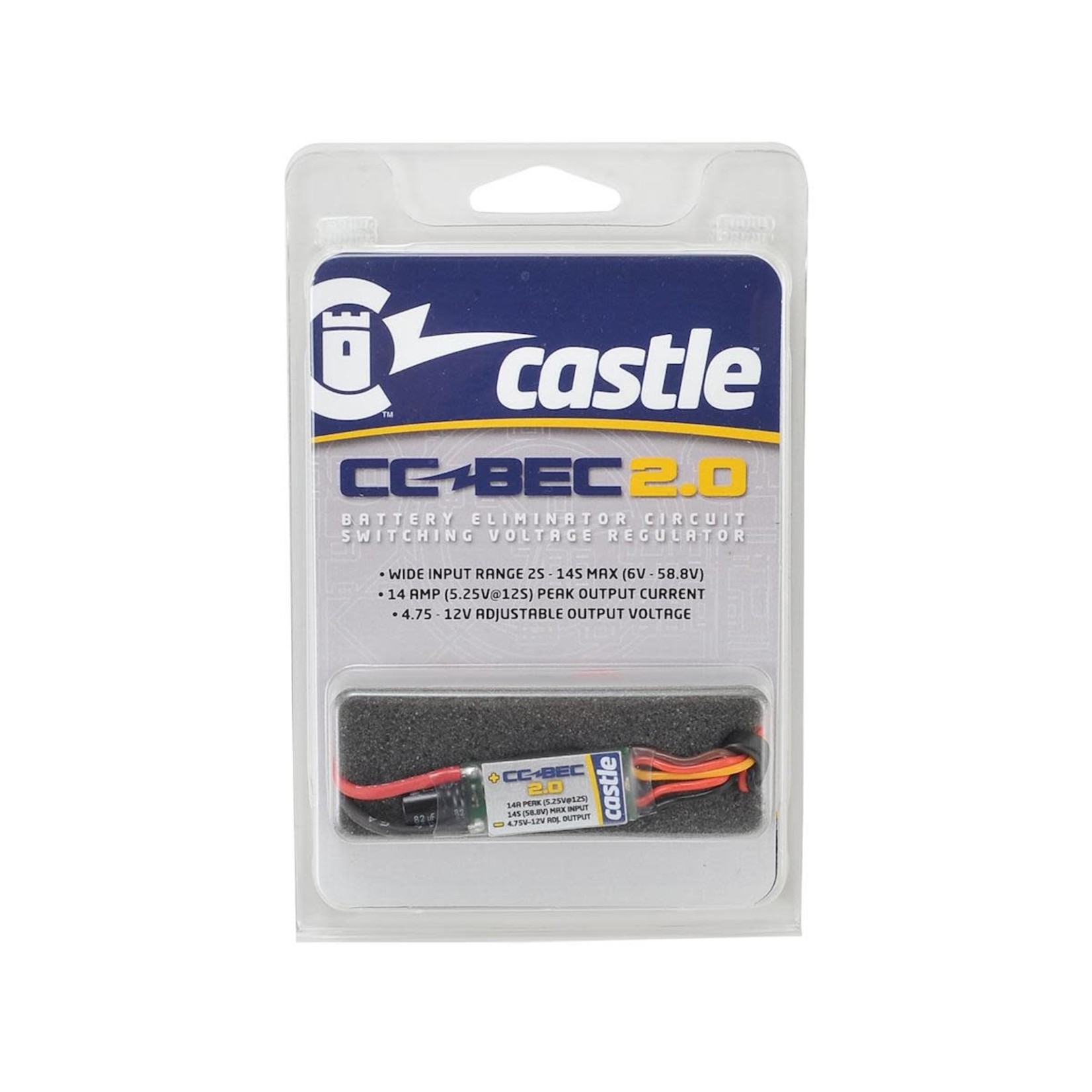 Castle Creations #010-0154-00 Castle Creations BEC 2.0 BEC Voltage Regulator (14 Amp)