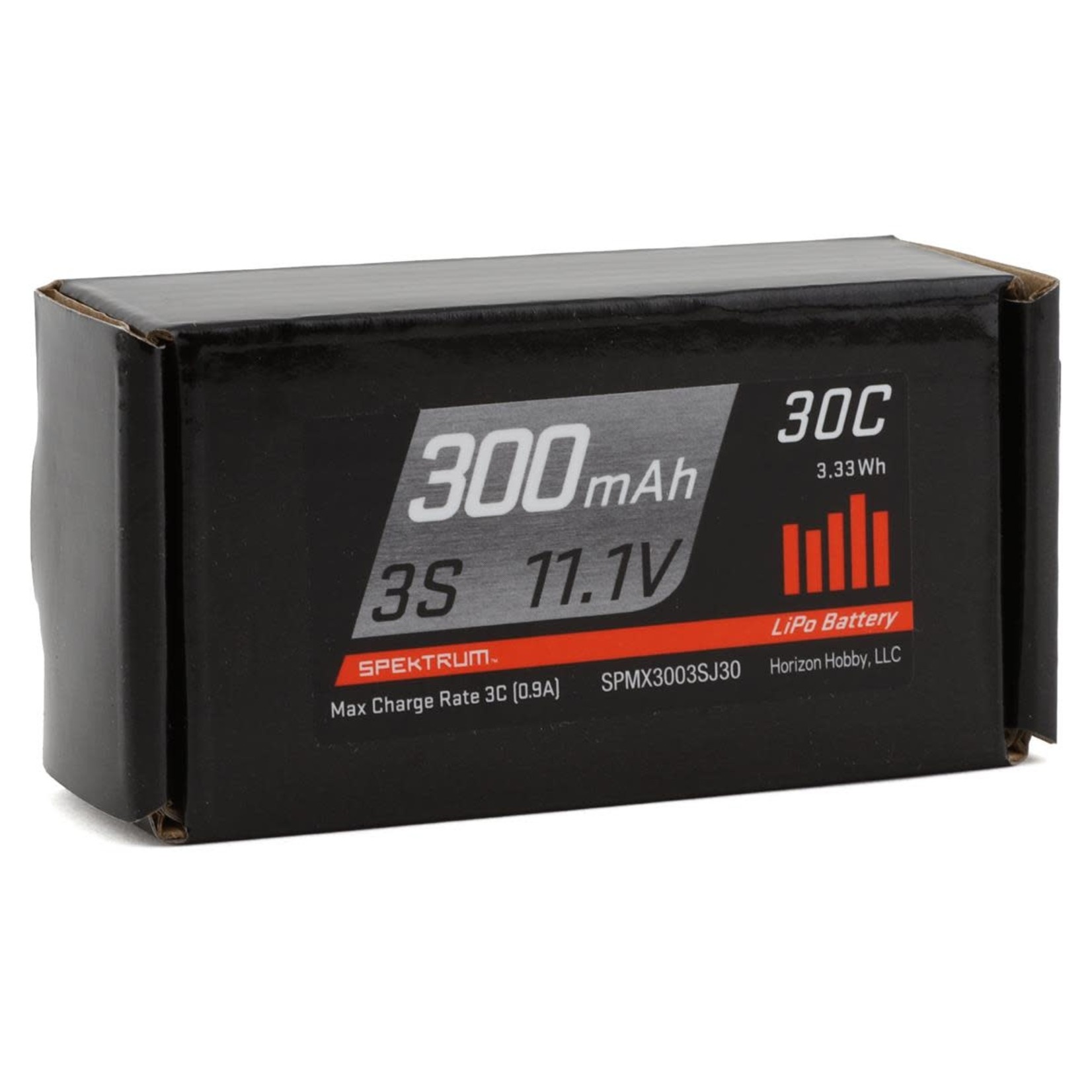 Spektrum Spektrum RC 3S 30C LiPo Battery Pack w/JST Connector (11.1V/300mAh) #SPMX3003SJ30