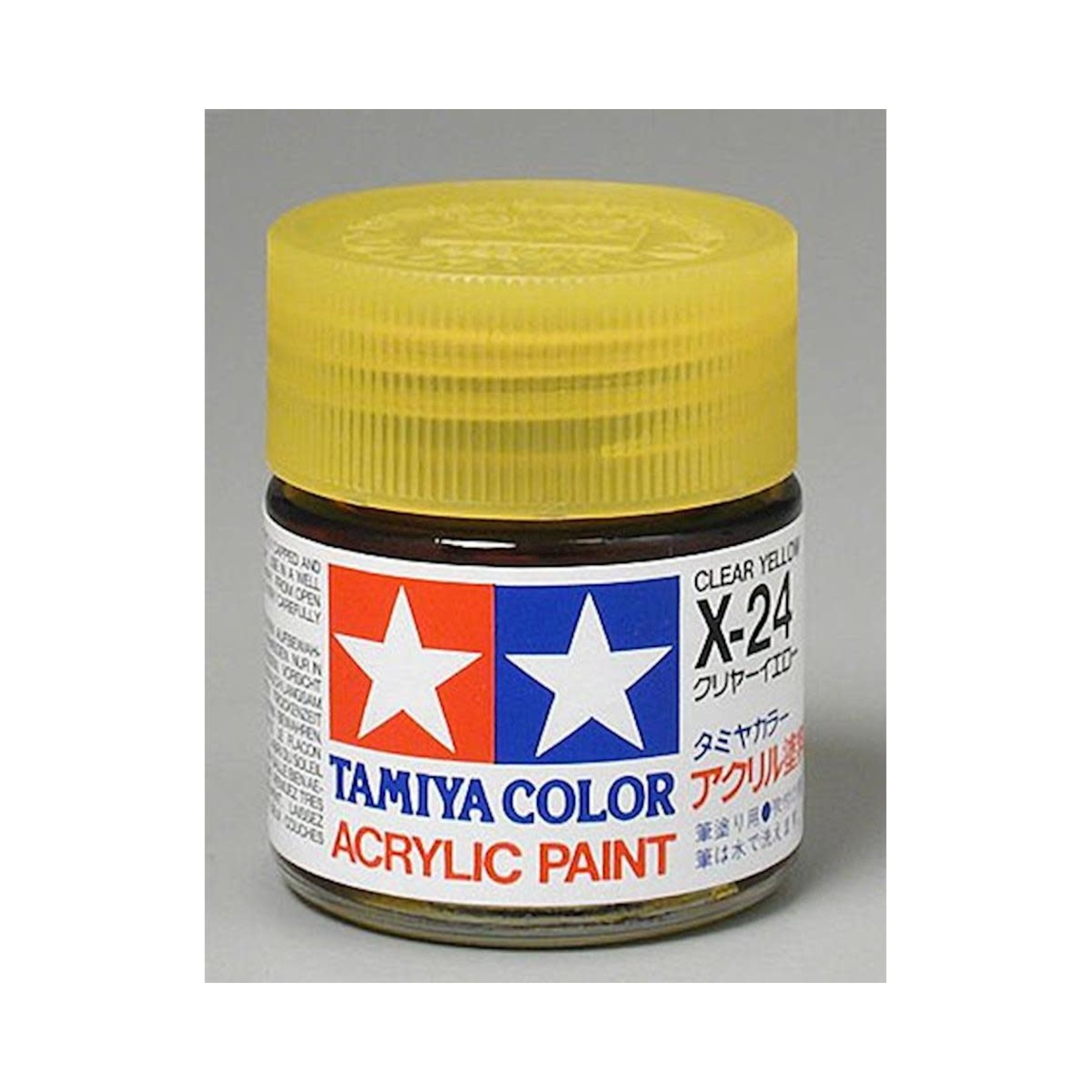 Tamiya Tamiya X-24 Clear Yellow Gloss Finish Acrylic Paint (23ml) #81024