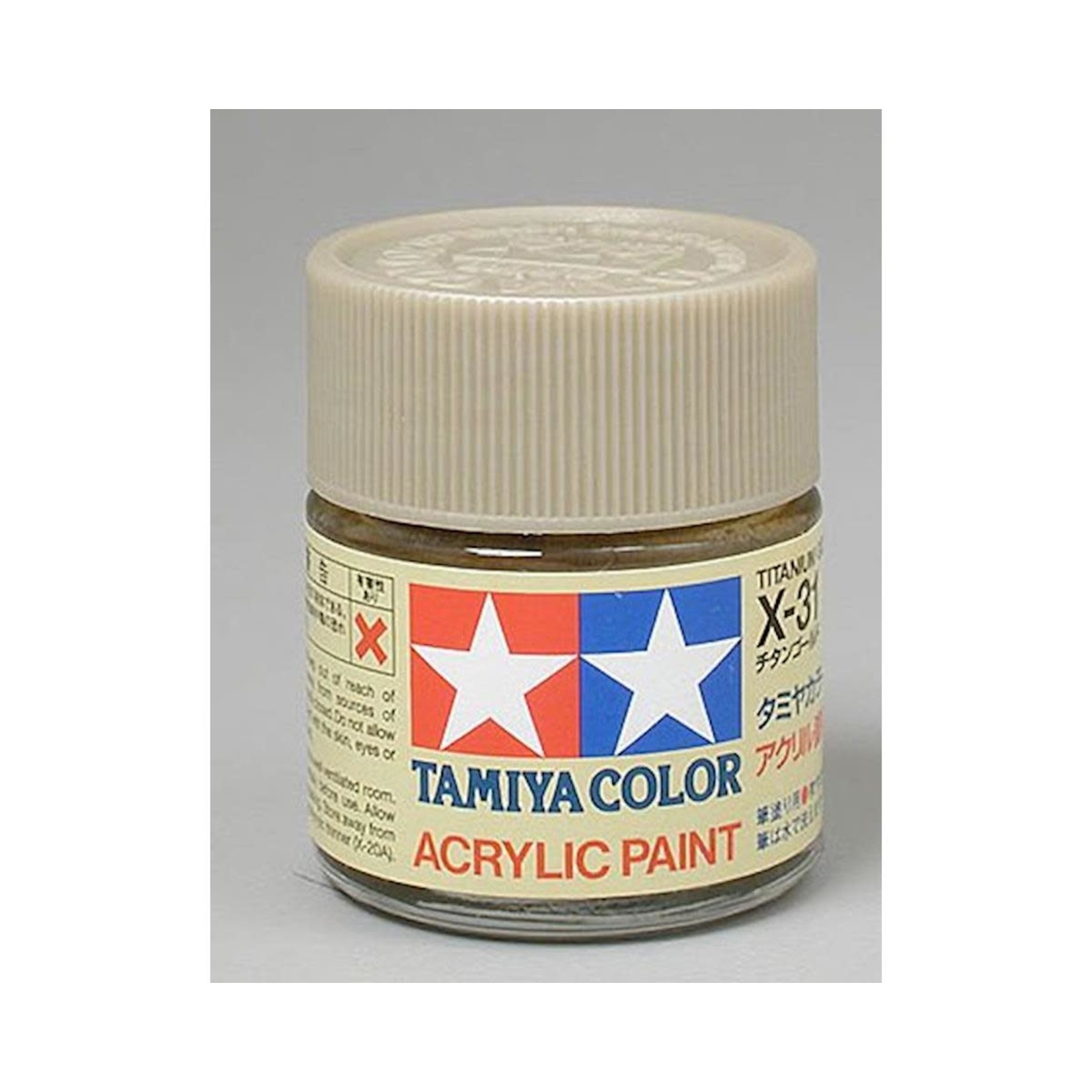 Peinture Acrylique TAMIYA X-31 Or Titane Brillant 23 Ml - Pour Modélisme, Aérographe, Pinceau