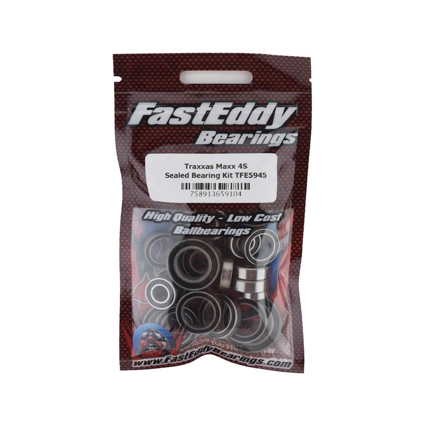 FastEddy FastEddy Traxxas Maxx 4S Sealed Bearing Kit #TFE5945