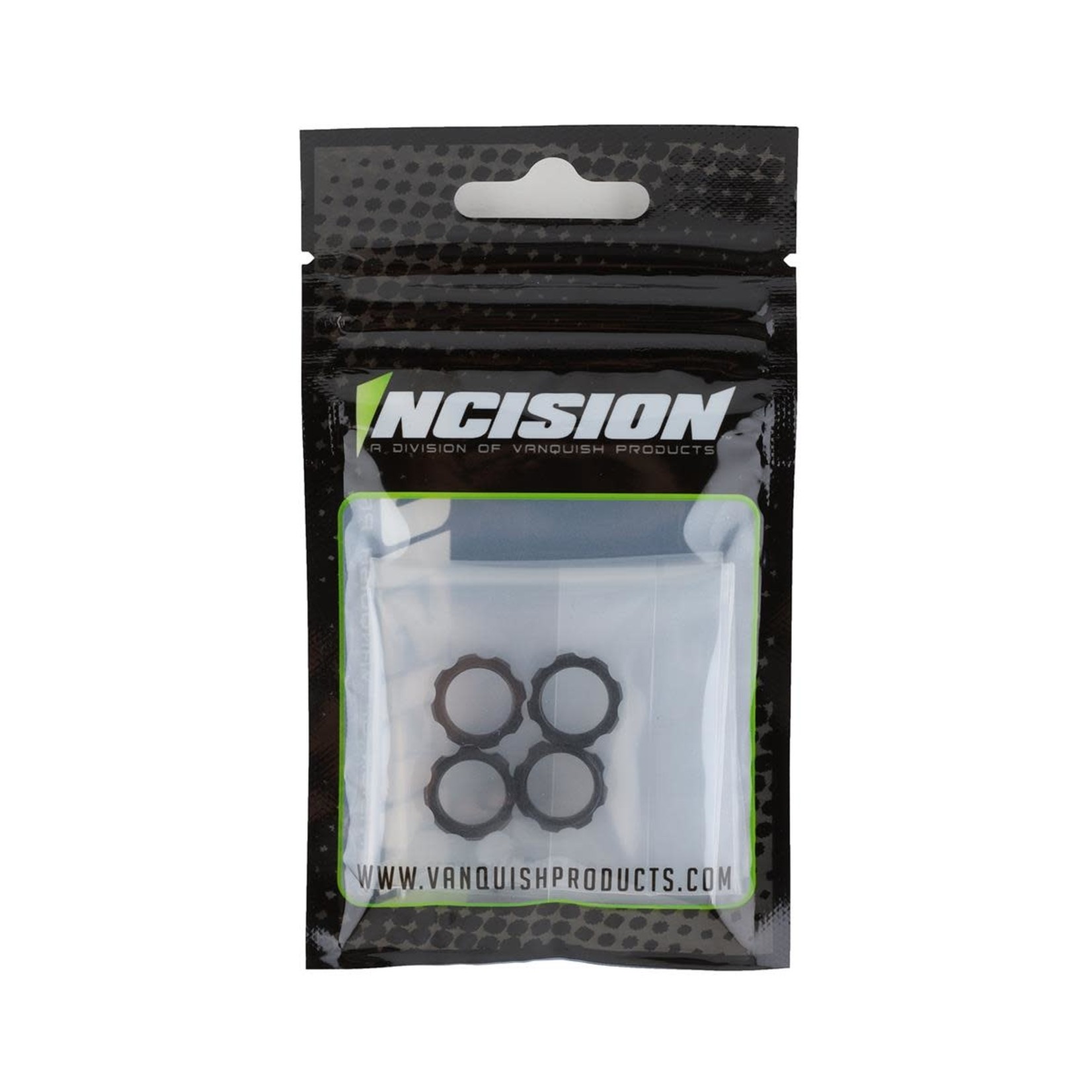 Incision Incision S8E Machined Spring Collar Black #IRC00517