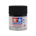 Tamiya #81301 Tamiya XF-1 Flat Black Acrylic Paint (23ml)