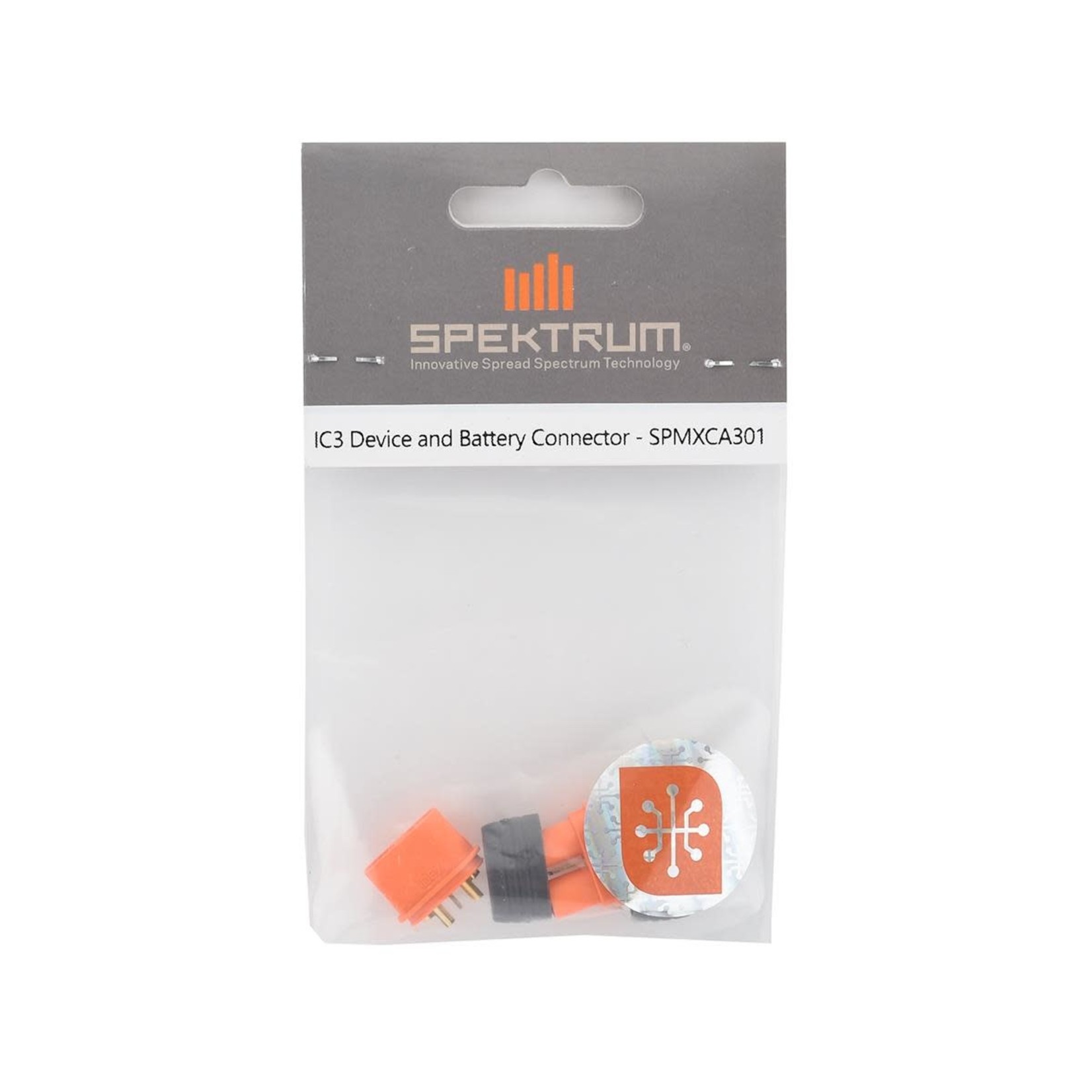Spektrum #SPMXCA301 Spektrum RC IC3 Device & Battery Connector Set (1 Male & 1 Female)