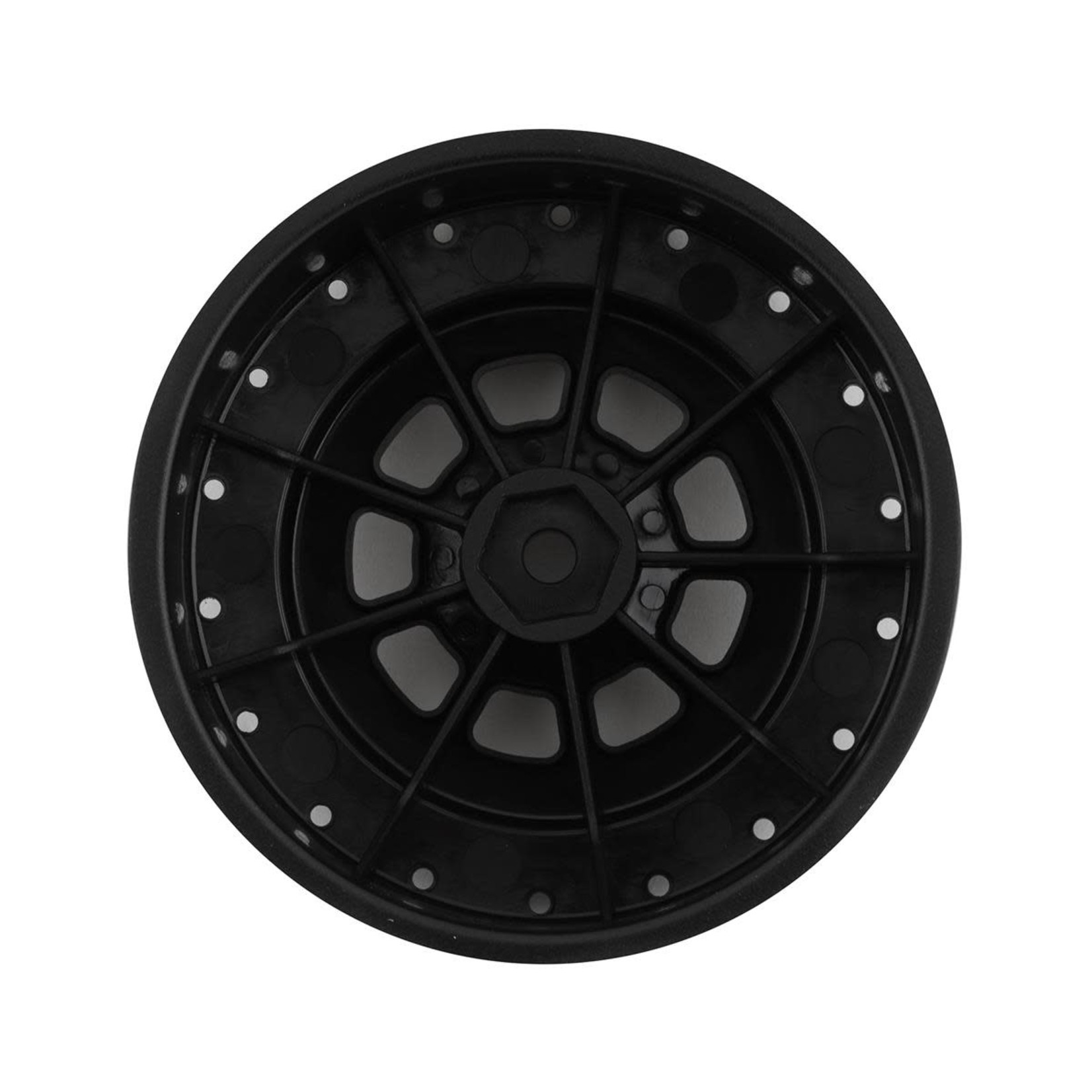 JConcepts JConcepts 9-Shot Short Course Wheels w/3mm Offset (2) (Black) w/12mm Hex #3420B