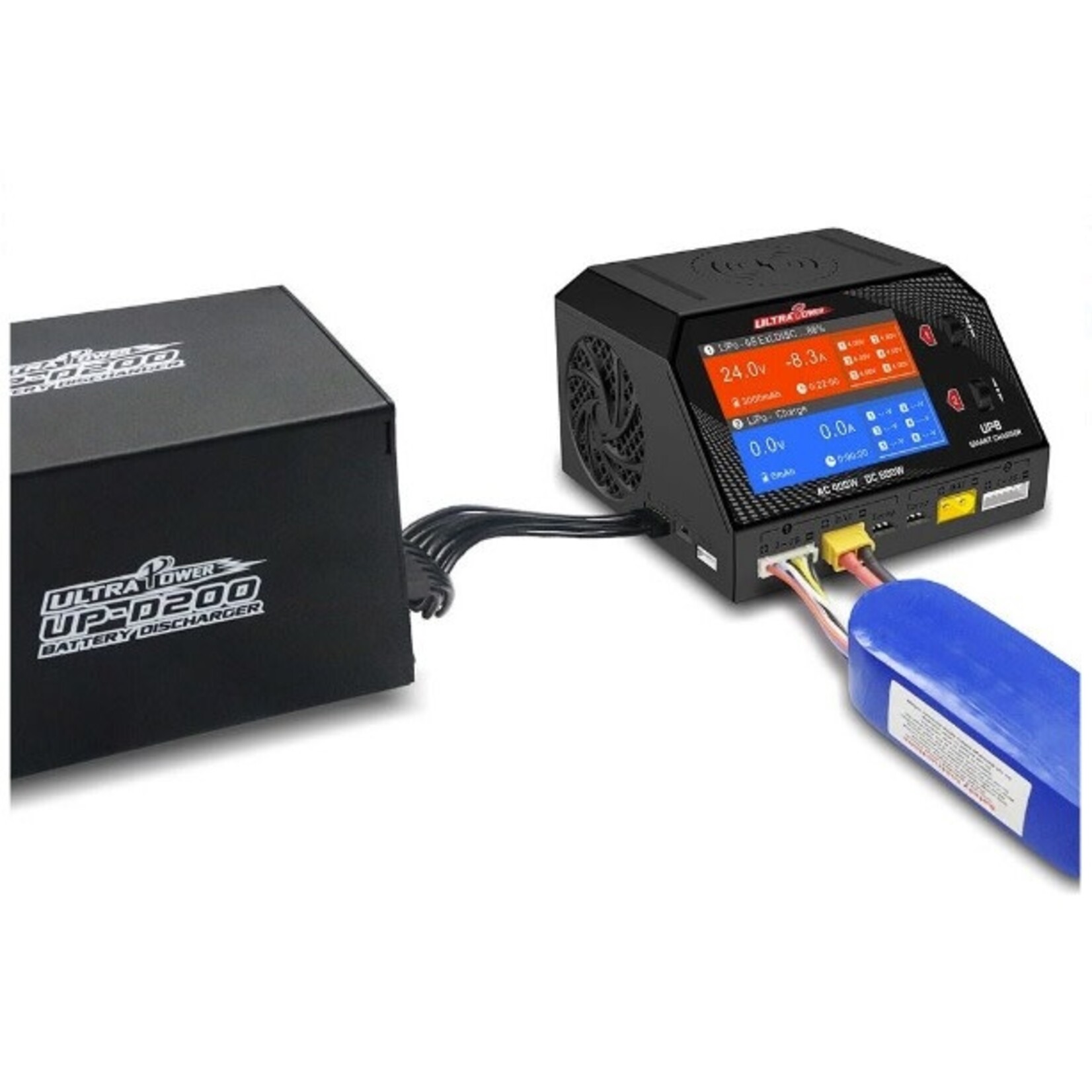 Ultra Power Ultra Power UP8 AC 400W / DC 600W 16A x2 Dual Channel Output 1-6S Battery Charger/Discharger/Balancer/Tester #UPTUP8