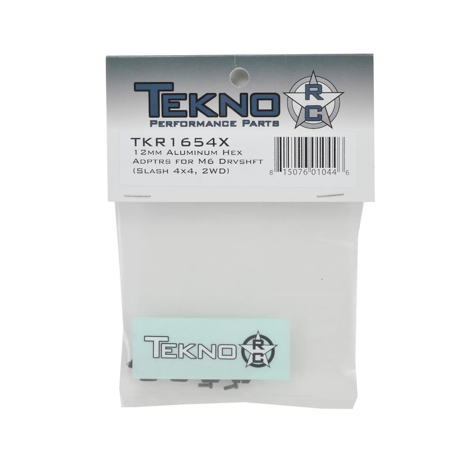 Tekno RC Tekno RC 12mm Aluminum M6 Driveshaft Hex Adapter Set (4) #TKR1654X