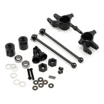Tekno RC #TKR6851X Tekno RC M6 Driveshaft & Steering Block Set (Front, 6mm) (Slash)