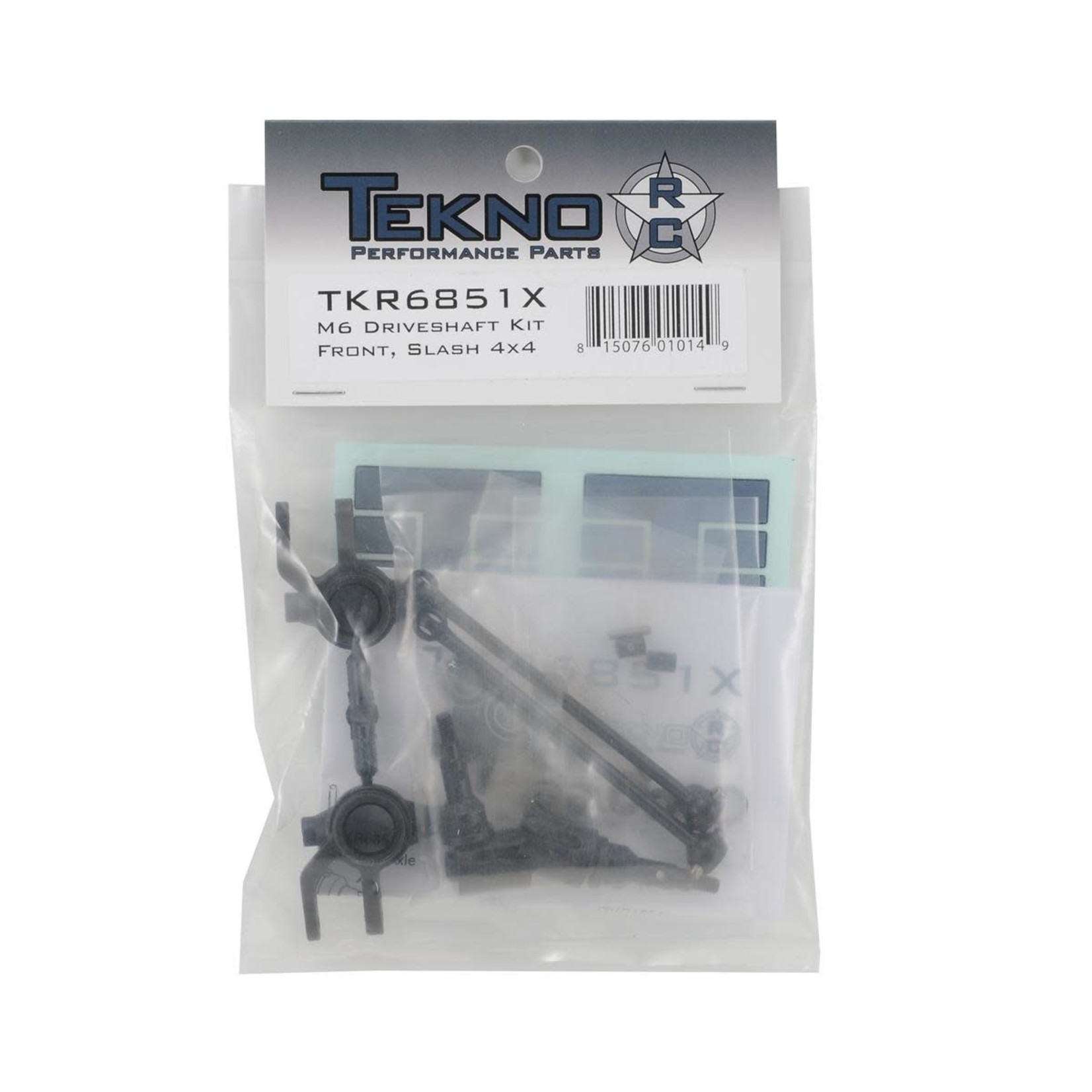 Tekno RC #TKR6851X Tekno RC M6 Driveshaft & Steering Block Set (Front, 6mm) (Slash)