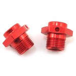 ARRMA Arrma 17.6mm Aluminum Wheel Hex (Red) (2) #AR310484