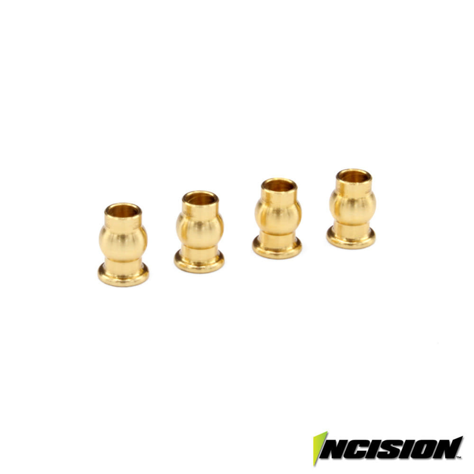 Incision #IRC00218 Incision Brass Upper Shock Pivot Balls For VS4-10