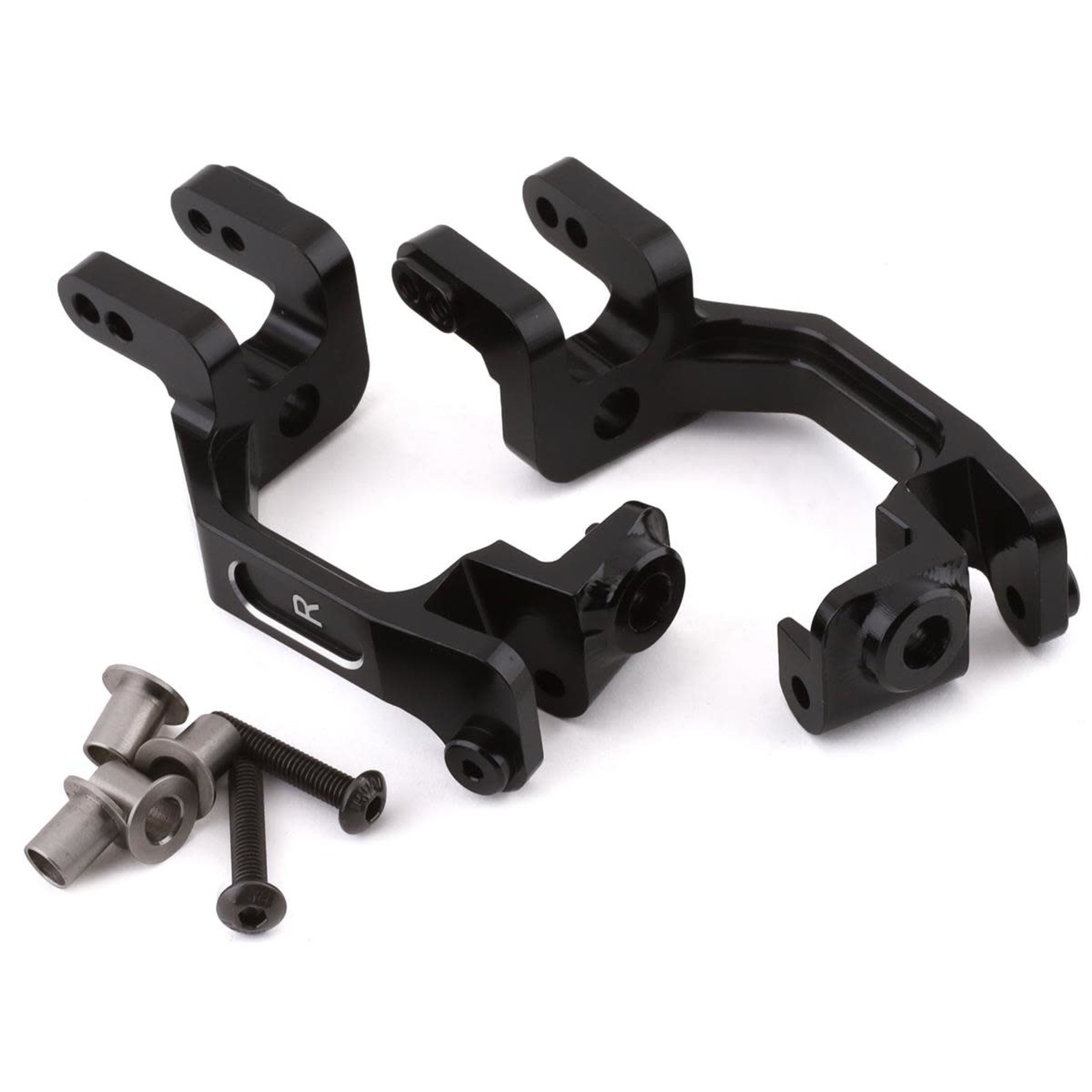 Hot Racing #ATF1901 Hot Racing Arrma 4x4 Aluminum Front C-Hubs (Black) (2)