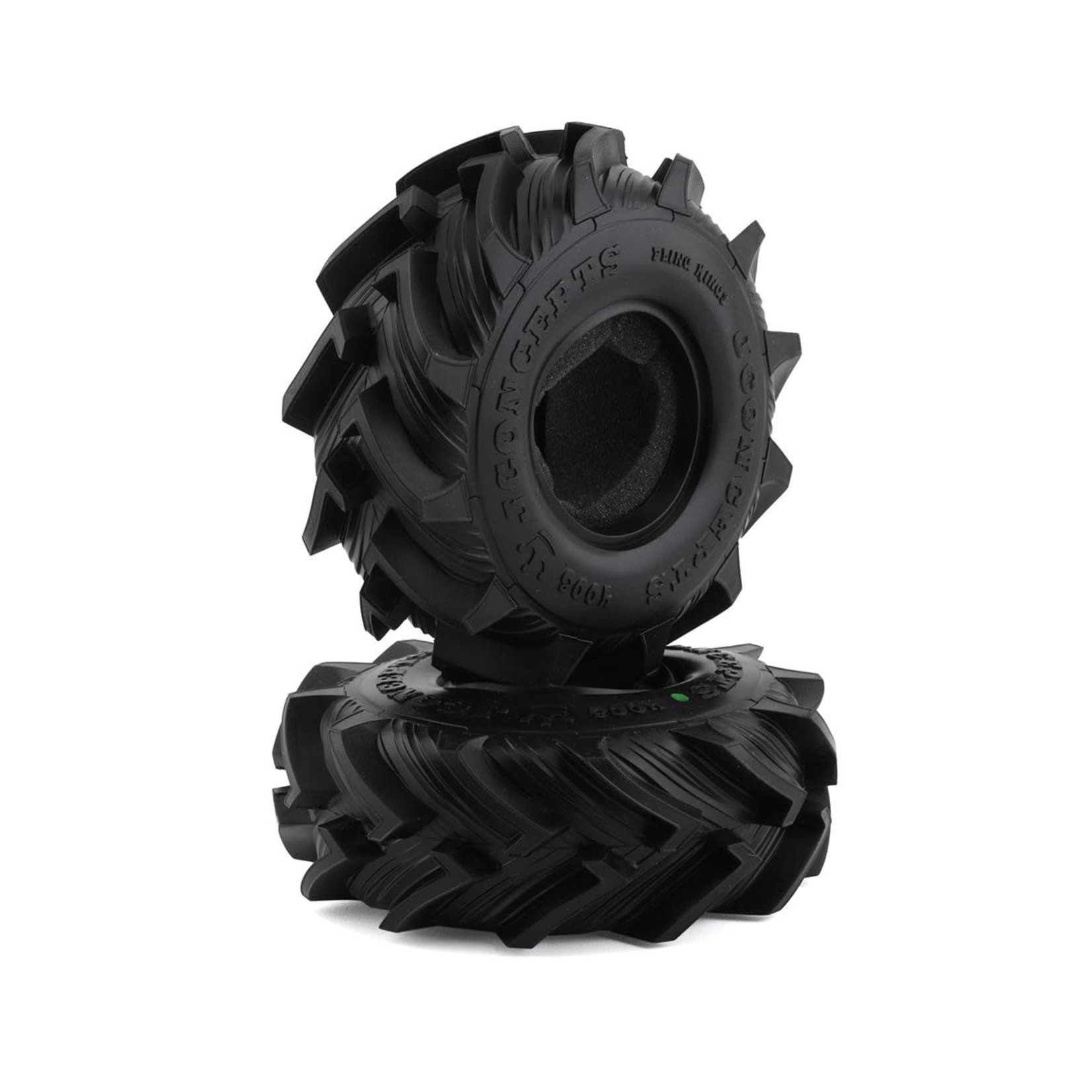 JConcepts #4008-02 JConcepts Fling King 1.9" Rock Crawler Tires (2) (Green)