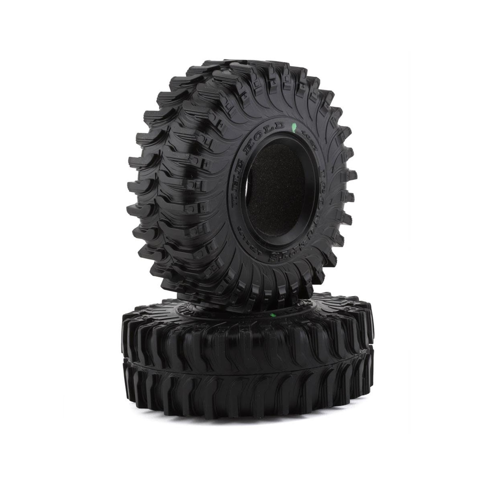 JConcepts JConcepts The Hold 1.9" Rock Crawler Tires (2) (Green) #4027-02
