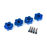 Traxxas #8956X Traxxas Maxx Aluminum Wheel Hex (Blue) (4)