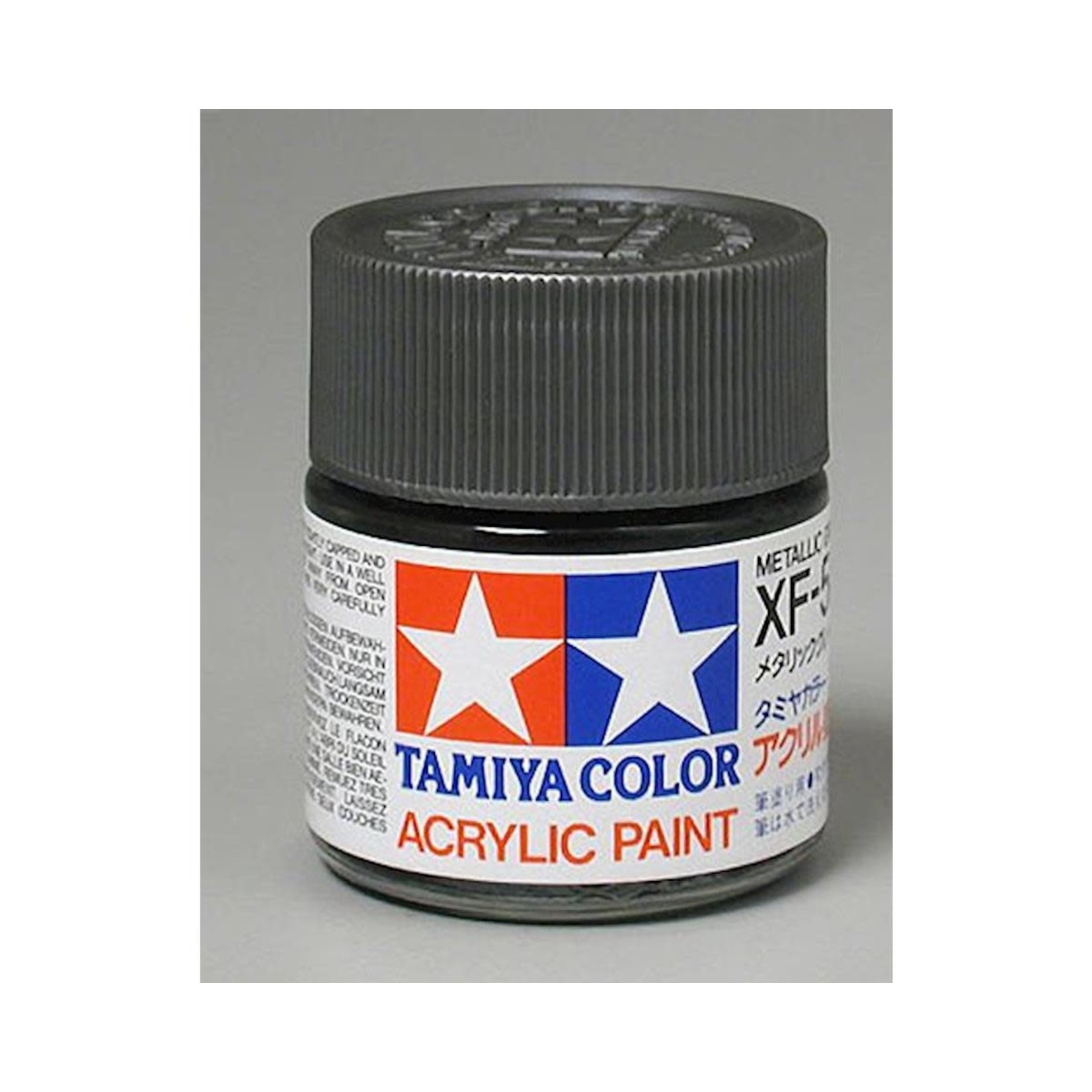 Tamiya #81356 Tamiya XF-56 Flat Metal Grey Acrylic Paint (23ml)